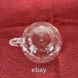 Vintage Federal Glass Jubilee Punch Bowl Set (12 Cups and Serving Bowl) Ladle