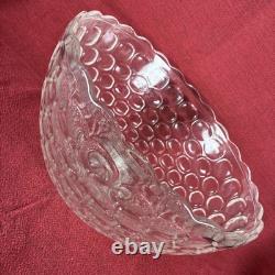 Vintage Federal Glass Jubilee Punch Bowl Set (12 Cups and Serving Bowl) Ladle