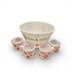 Vintage Fire King Tom and Jerry Bowl Mugs Set Punch Bowl