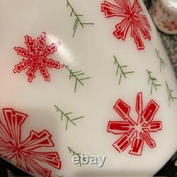 Vintage Fire King Tom and Jerry Bowl Mugs Set Punch Bowl