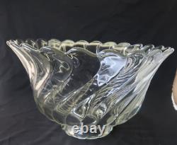 Vintage Fostoria Colony Punch Bowl 13 3/8 by 8 1/4