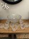 Vintage Fostoria Glassware-12 Punch Bowl With 13 Cups