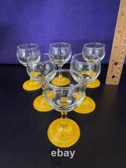 Vintage Glass Punch Bowl Set 33 Pieces, 7 Different Glasses + 6 Shot Glasses