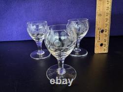 Vintage Glass Punch Bowl Set 33 Pieces, 7 Different Glasses + 6 Shot Glasses