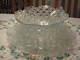 Vintage Glass Punch Bowl with Underliner Platter