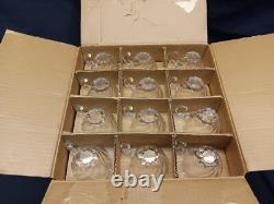 Vintage Hazel Atlas Crystal COLONIAL SWIRL Punch Bowl Set- MINT
