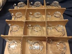 Vintage Hazel Atlas Crystal COLONIAL SWIRL Punch Bowl Set- MINT Vintage Hazel Atlas Crystal COLONIAL SWIRL Punch Bowl Set- MINT