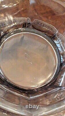 Vintage Heisey Clear Glass. Punch Bowl