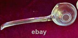 Vintage Heisey Diamond H Imperial Mark Punch Bowl with 10 Cups and Glass Ladle