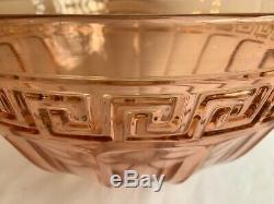 Vintage Heisey Elegant Glass Punch Bowl Set Rare