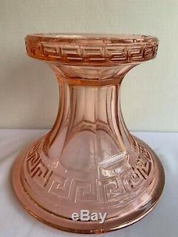 Vintage Heisey Elegant Glass Punch Bowl Set Rare