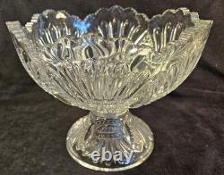 Vintage Heisey Prince Of Wales 10.5 Peg Punchbowl And Base No Chips or Cracks