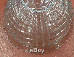 Vintage Heisey Victorian 14 1/2 Glass Punch Bowl With 23 Cups #1425