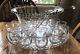 Vintage Imperial Glass Candlewick Punch Bowl Set with Underplate 12 Cups & Ladle