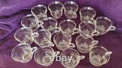 Vintage Imperial Glass Punch Bowl 20 pc set Made 1936 to 1962