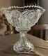 Vintage Imperial Glass Punch Bowl withPedestal Stand, 12 Diameter, 10.5 Tall