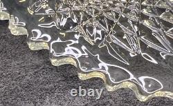 Vintage Indiana Glass Saratoga Duncan Banquet Size Punch Bowl Underplate, 20 D
