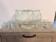 Vintage Jeannette Glass Round Punch Bowl Set with Handled Cups, 13-Piece