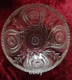 Vintage L. E. SMITH Colony 15 PC Pinwheel & Star Punch Bowl Set