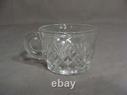 Vintage L. E. SMITH Punch Bowl With 18 Cups & 1 Ladle In The Pineapple Pattern