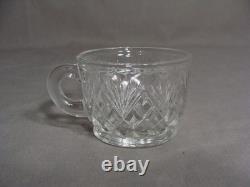 Vintage L. E. SMITH Punch Bowl With 18 Cups & 1 Ladle In The Pineapple Pattern