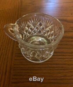 Vintage L. E. Smith Glass Co. Large Punch Bowl, Platter, 36 cups, Ladle