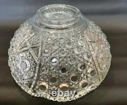 Vintage L. E. Smith Glass Daisy & Button Punch Bowl, 12 3/4 Diameter, 8 High