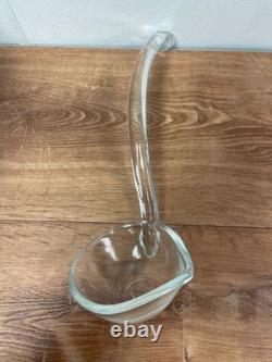 Vintage L. E. Smith Glass Daisy & Button Punch Bowl With 12 Glasses & Ladle