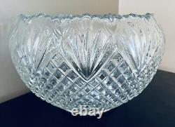 Vintage L. E. Smith Glass Large EAPG'Pineapple' Punch Bowl