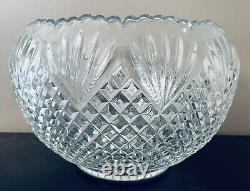 Vintage L. E. Smith Glass Large EAPG'Pineapple' Punch Bowl