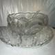 Vintage L. E. Smith Pinwheel & Stars Punch Bowl Set Tray, Ladle, 12 Cups