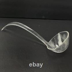 Vintage LE Smith Glass Daisy And Button Punch Bowl Set 18 Cups Plastic Ladle 13