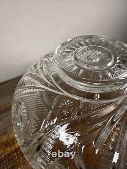 Vintage (LE Smith) Large Punch Bowl Only. Pinwheel Stars Punchbowl