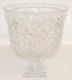 Vintage Large ABP ABC Cut Glass Crystal Punch Bowl Unsigned