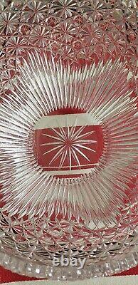 Vintage Large Crystal Punch Bowl