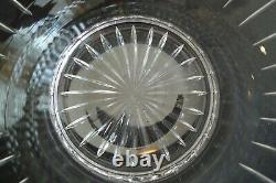 Vintage Large Heavy Waterford Crystal Glass Punch Bowl Serving Bowl Fruit Salad