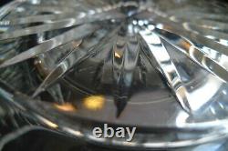 Vintage Large Heavy Waterford Crystal Glass Punch Bowl Serving Bowl Fruit Salad