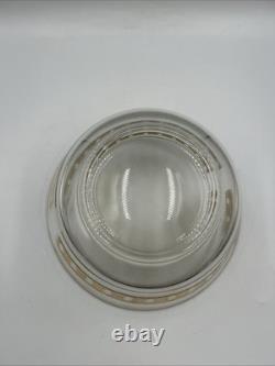 Vintage MCM Art Deco Retro Culver Gilt Decorated Punch Bowl Set Dozen Cups (12)