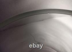 Vintage MODERNO Riekes Crisa 13 Pieces Crystal Punch Bowl and 12 Cups