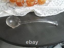 Vintage Marigold Carnival Glass Punch Bowl Set