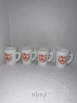 Vintage McKee Hazel Atlas Tom And Jerry Punch Bowl Eggnog Set With 10 Cups Mugs