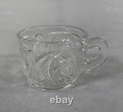 Vintage McKee LE Smith Aztec 14in Punch Bowl, Stand, and 10 Glasses Set Charity