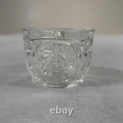 Vintage McKee LE Smith Aztec 14in Punch Bowl, Stand, and 10 Glasses Set Charity