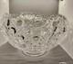 Vintage Mid-Century L. E. Smith Cut Clear Glass Daisy & Button Punch Bowl