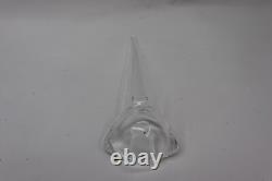 Vintage Moderno 14 Piece Hand Blown Crystal Riekes Crisa Punch Bowl Set WithLadle