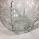 Vintage New Martinsville Radiance Etched Floral Punch Bowl