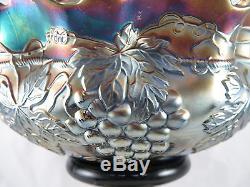 Vintage Northwood Carnival Glass Punch Bowl & Cups