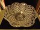 Vintage Pressed Glass Punch Bowl