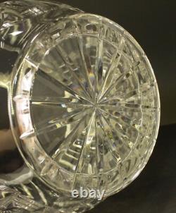 Vintage Pressed Glass Sangria Punch Bowl With Lid & 10 Cups Grape Motif