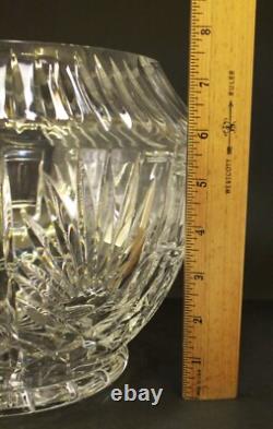 Vintage Pressed Glass Sangria Punch Bowl With Lid & 10 Cups Grape Motif